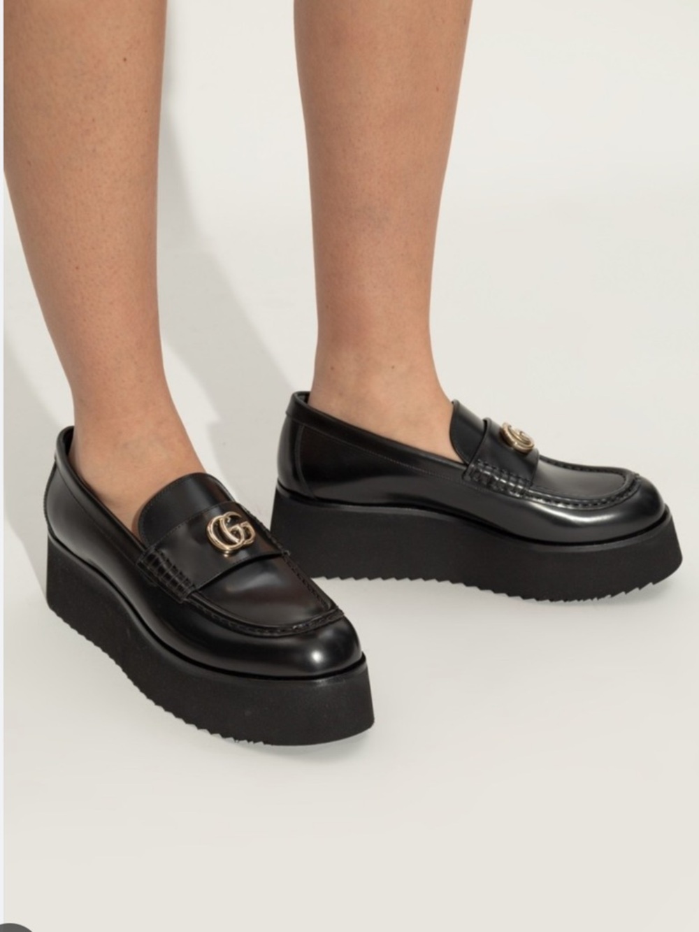 Gucci GG Logo Platform Loafer